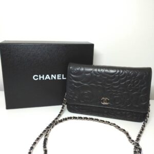 CHANEL カメリア チェーンショルダーバッグ